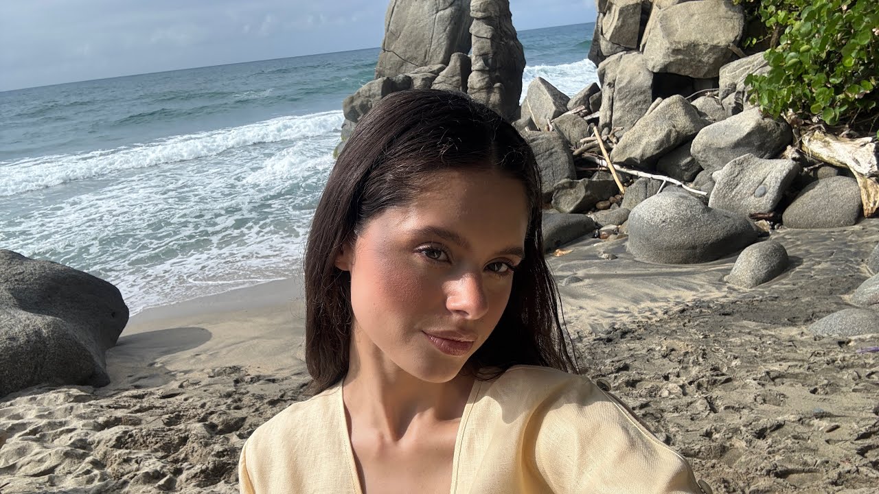 1 día modelando en playa caribeña