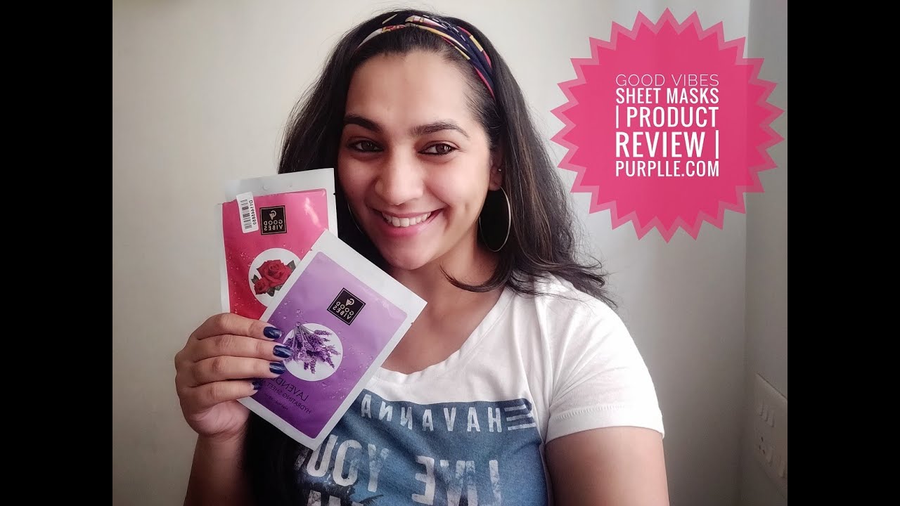 First experience with Good vibes sheet mask | Review & demo | Skin care