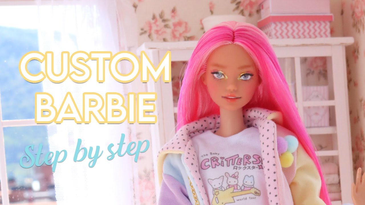 Ooak custom BARBIE ODILE extra doll by Nerea Pozo  Custom repaint doll