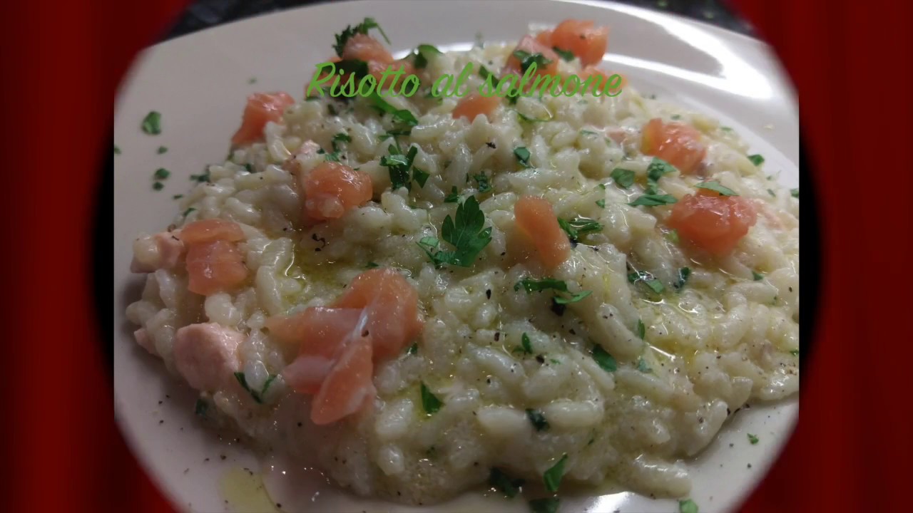 Risotto al salmone