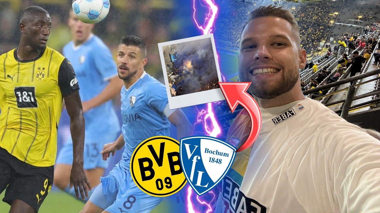 BVB COMEBACK des JAHRES!!!😱🔥 Dortmund vs. Bochum DERBY!! #stadionvlog 🏟️