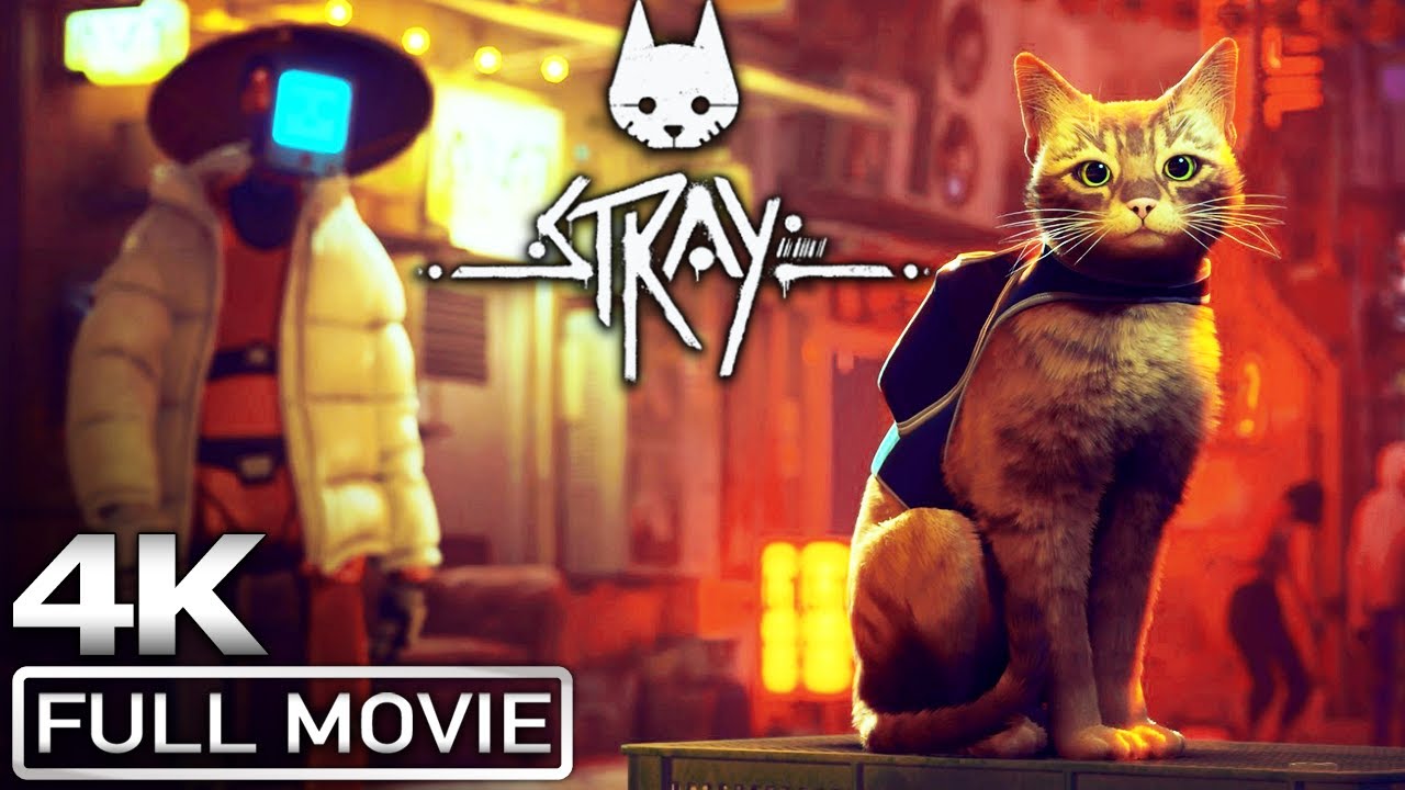 STRAY All Cutscenes (Full Game Movie) PS5 4K 60FPS Ultra HD