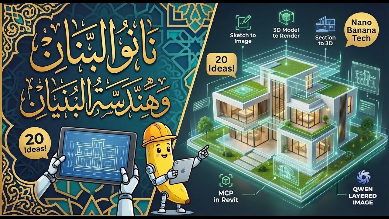 نانو البنان وهندسة البنيان | اكثر من 20 استخدام للذكاء الاصطناعي في العمارة