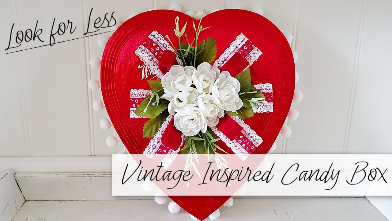 Vintage Inspired Candy Box | Look For Less Collab