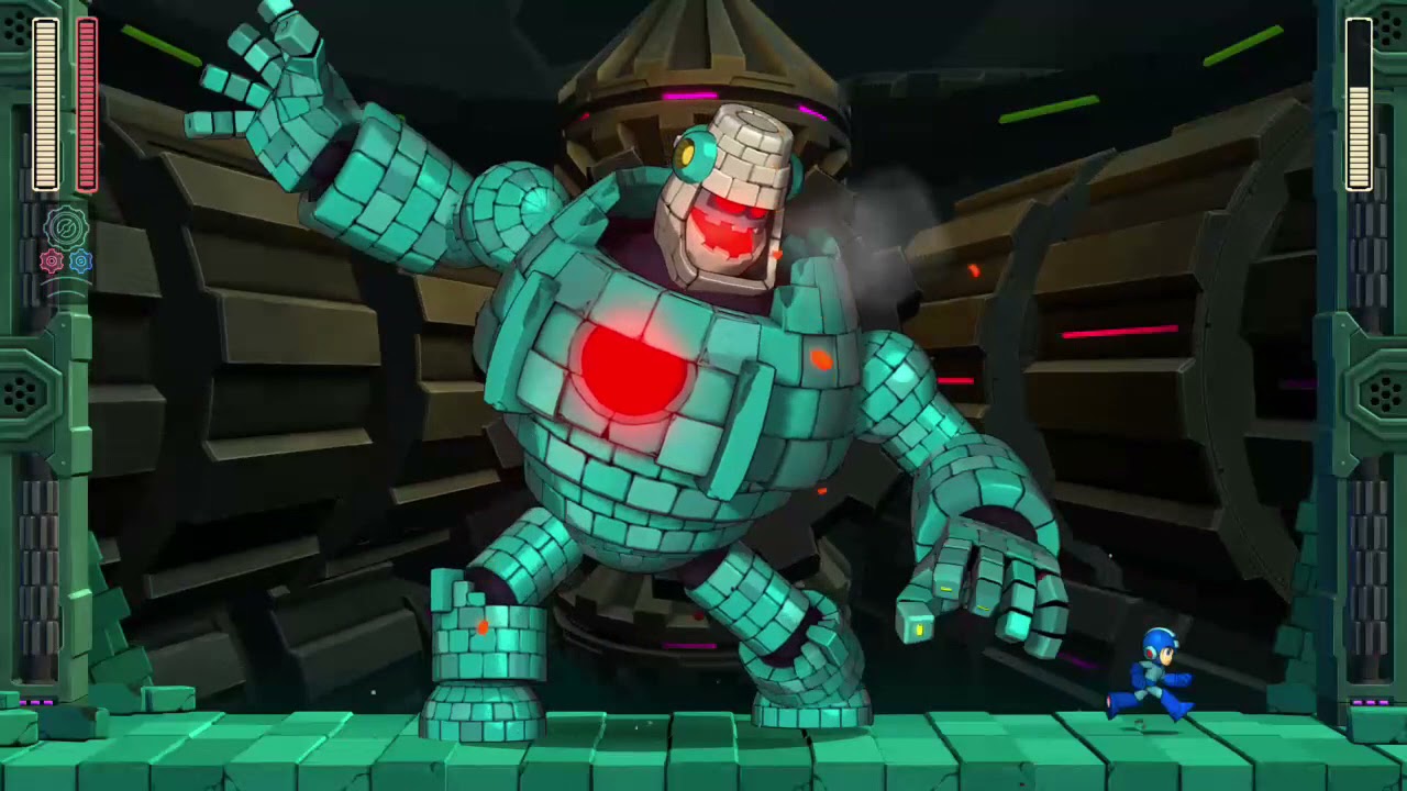 Mega Man 11 Dr. Wily Stage 3 Perfect Run (No Damage) (Uncharged Buster Only)