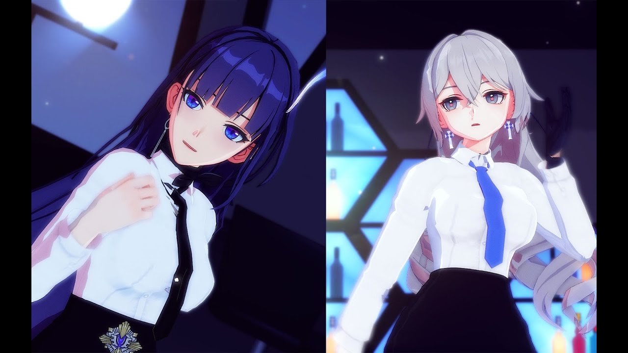 【Honkai Impact 3 MMD／4K／60FPS】「OL」 Raiden Mei & 「OL」 Bronya Zaychik【Love Me If You Can】