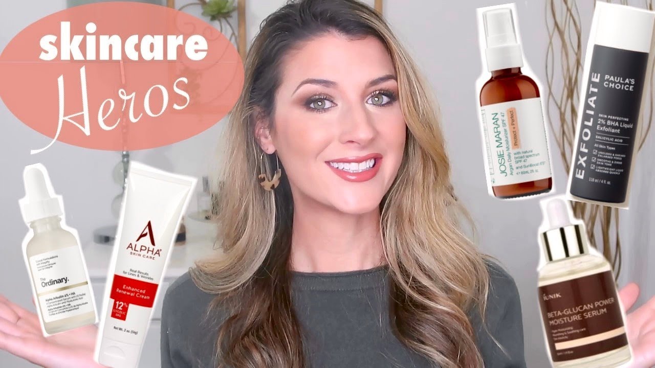 SKINCARE HEROS | SKINCARE THAT SAVED MY SKIN! | PAULA'S CHOICE, THE ORDINARY, JOSIE MARAN, ETC| 2019