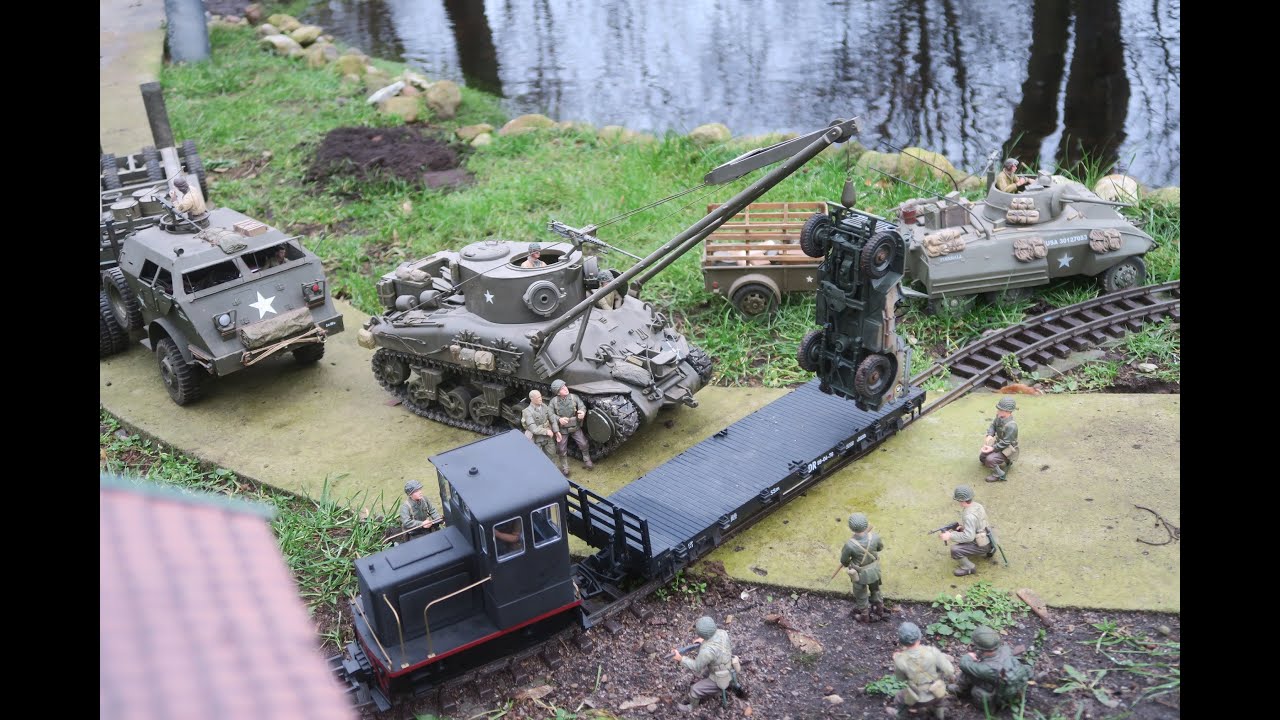M32 Recovery Vehicle + Dragon Wagon RC Tank 1:16