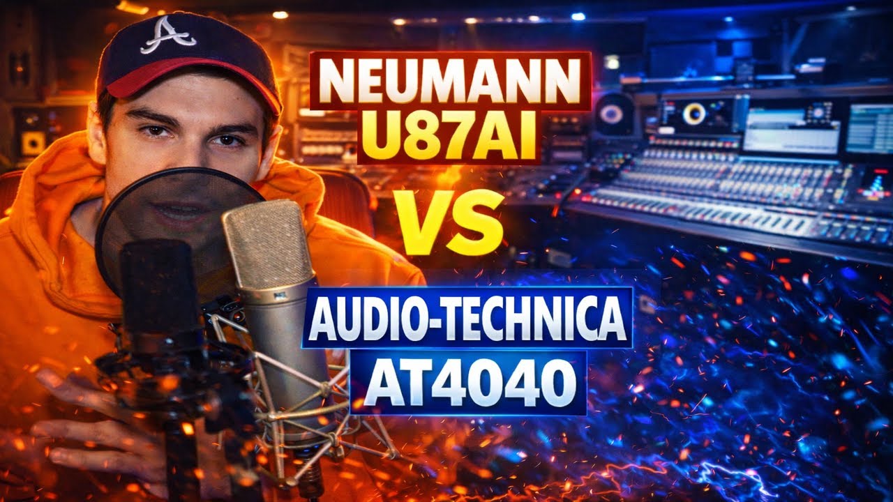 Audio-Technica AT4040 vs Neumann U87: Ultimate Microphone Showdown