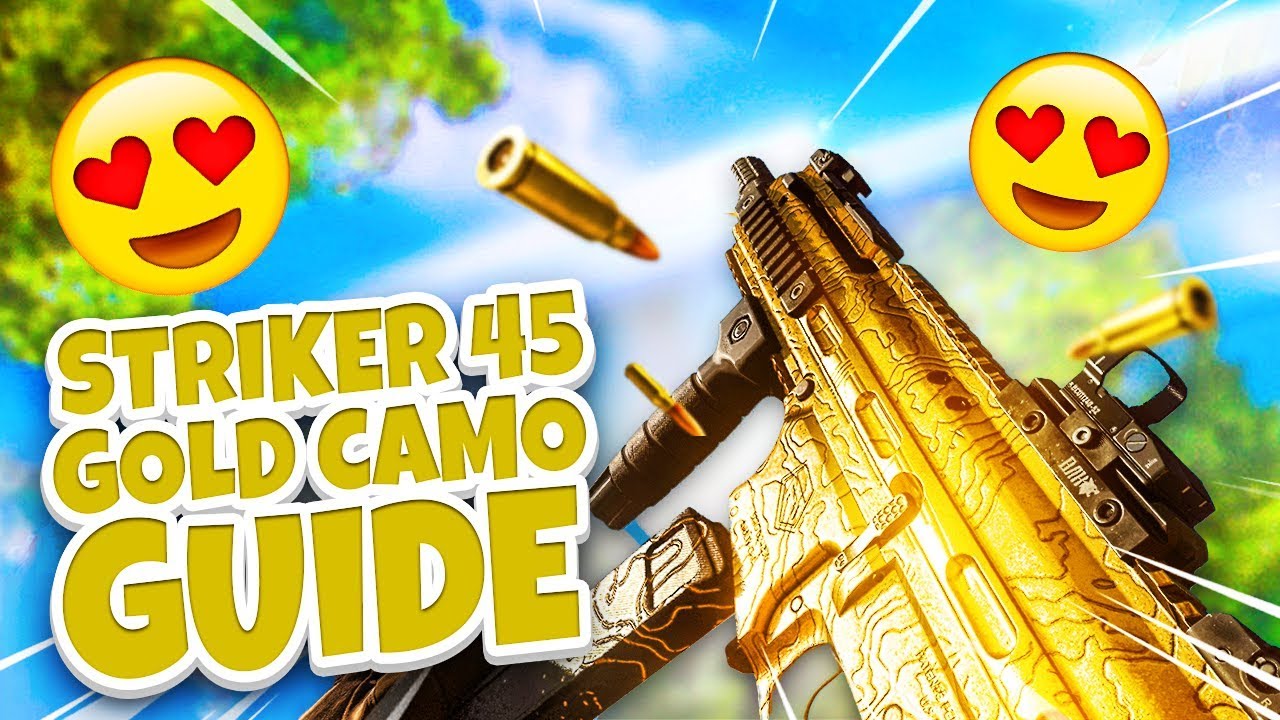 The COMPLETE STRIKER 45 GOLD CAMO Guide in Modern Warfare (Tips and Tricks)