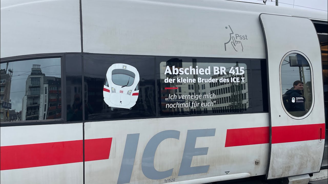 Abschiedsfahrt vom fünfteiligen ICE T (Baureihe 415) 