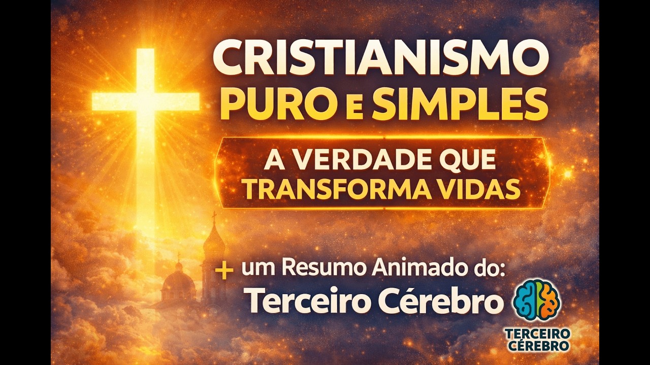 Cristianismo Puro e Simples | C. S. Lewis | Resumo Animado | Terceiro Cérebro