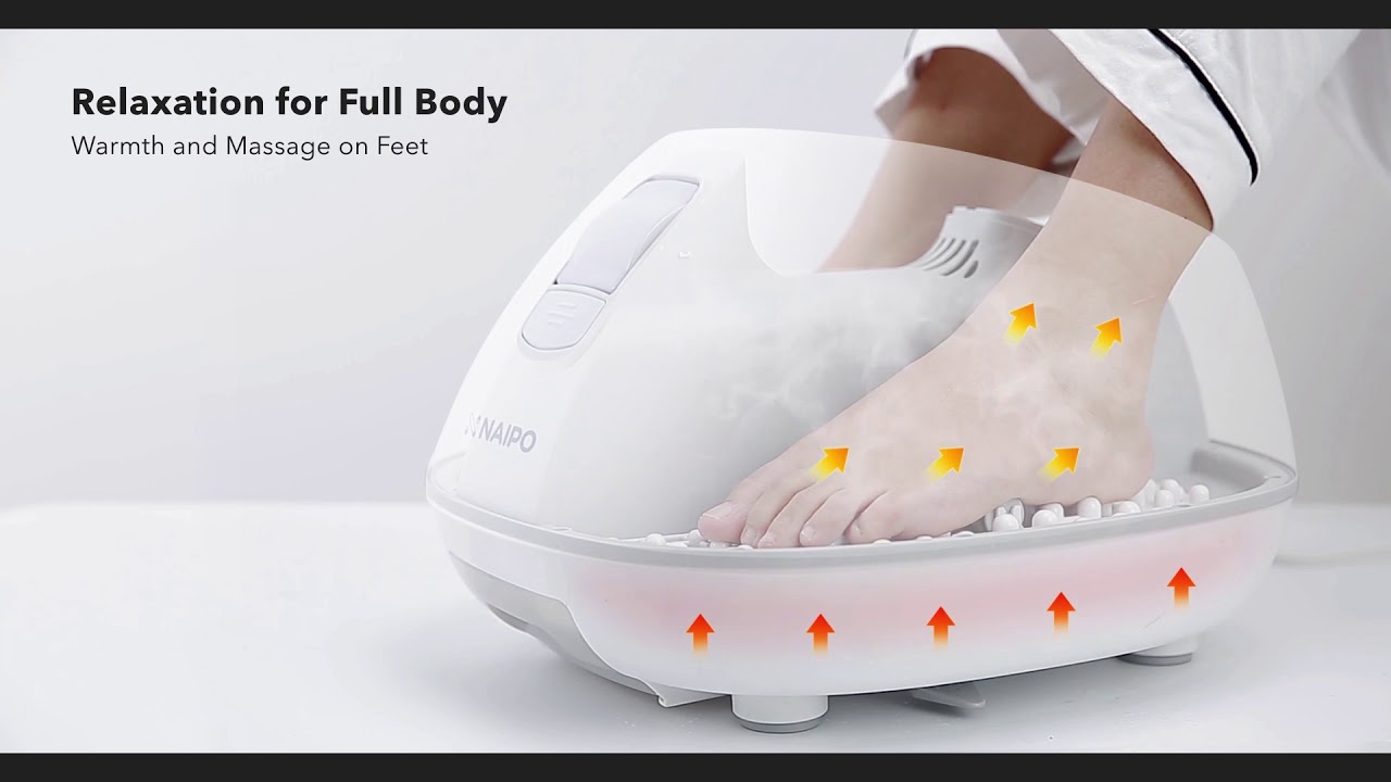 Naipo Steam Foot Spa Bath Massager