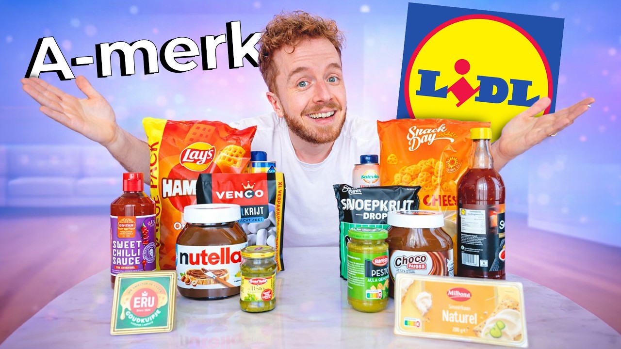 Ik test A-MERK vs LIDL Producten.. 😳 Schokkend resultaat!