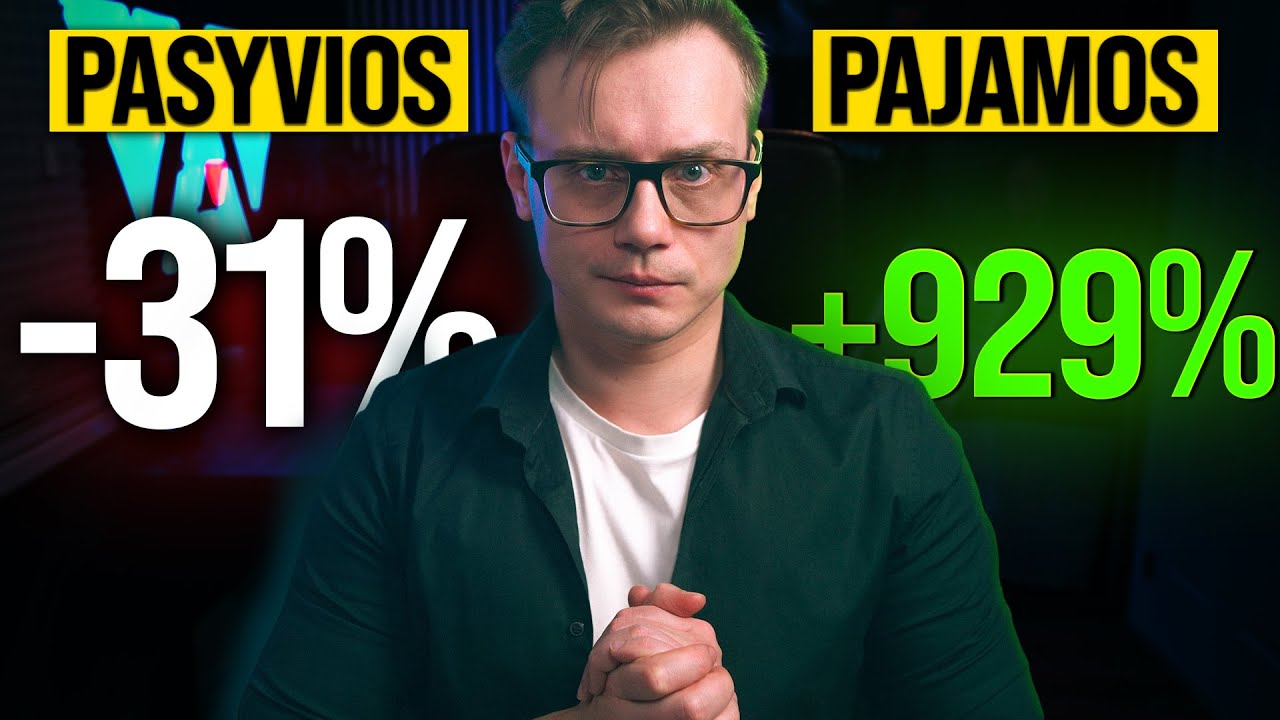 1307$ PASYVIŲ PAJAMŲ Per Mėnesį: Atviras mano investicijų raportas (2025)