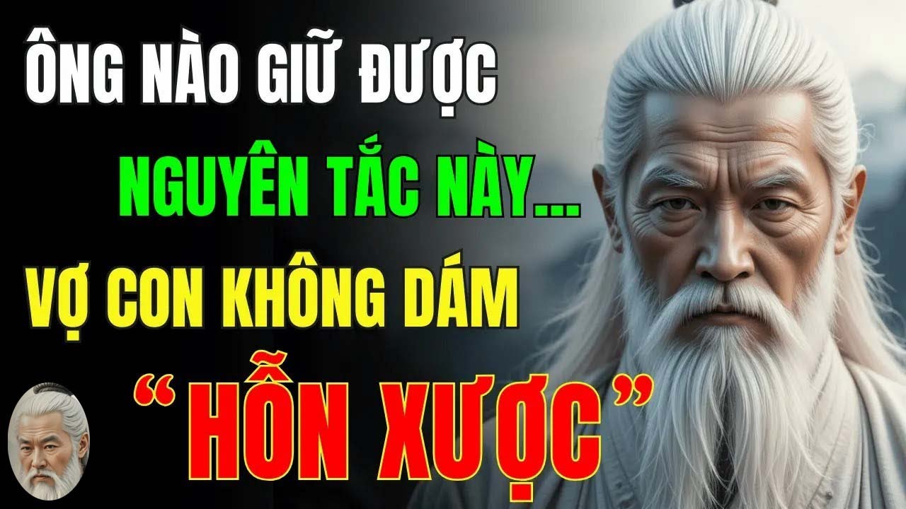 Cổ Nhân Dạy   7 Nguyên Tắc Vàng Để Đàn Ông Được Vợ Con THẬT SỰ Kính Trọng   Triết Lý Cuộc Sống