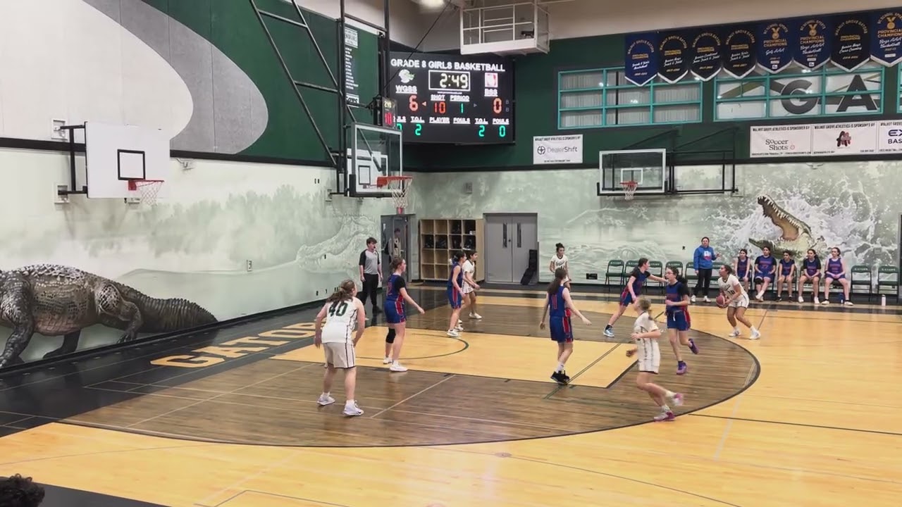 BSS Gr. 8 Girls - BSS VS. WALNUT GROVE (1/2)