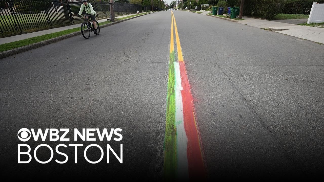 Colors of Italian flag will be repainted on Newton, Massachusetts street