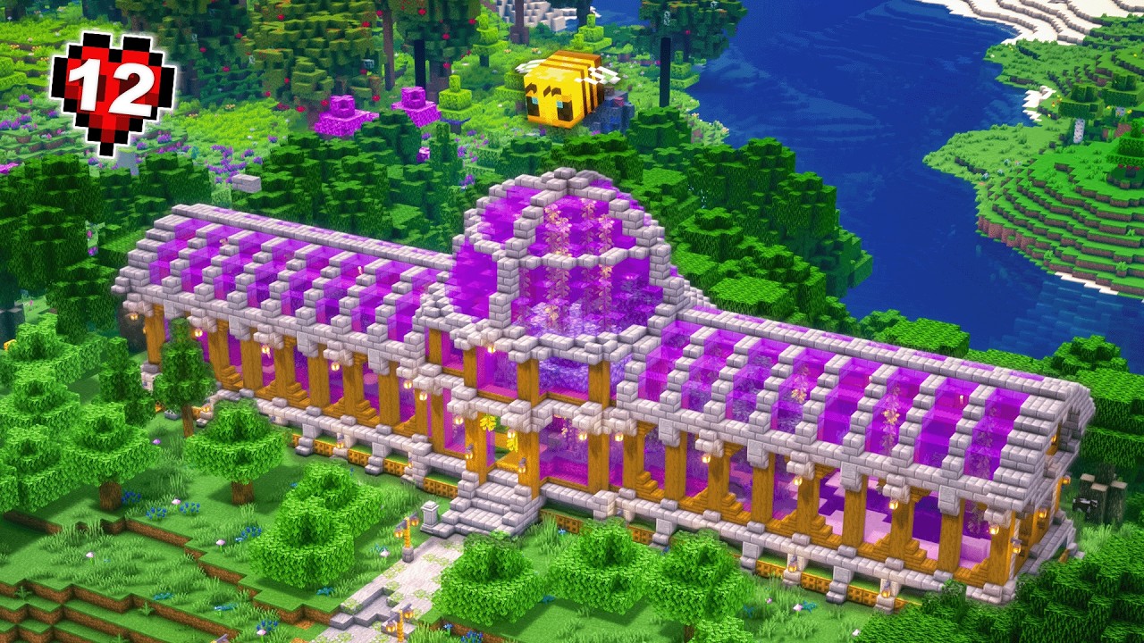 Zbudowałem Sanktuarium dla Pszcz&oacute;ł w Minecraft Hardcore ATM10