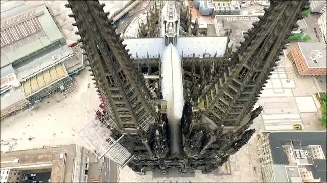 DJI Überflug Kölner Dom