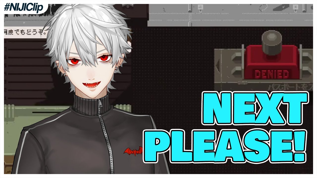 Kuzuha messing around in Papers Please! (VTuber/NIJISANJI Moments) (Eng Sub)