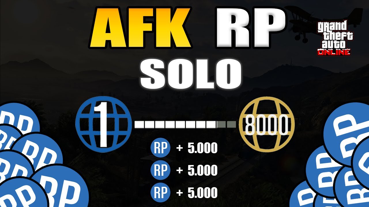 Monter vos Niveaux Rapidement sur GTA Online • 230.000 RP en 1 Nuit d'AFK Sans Amis !