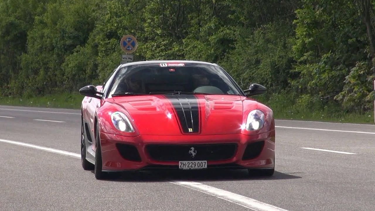 Ferrari 599 GTO - INSANE LOUD Revs, Starts & Accelerations!