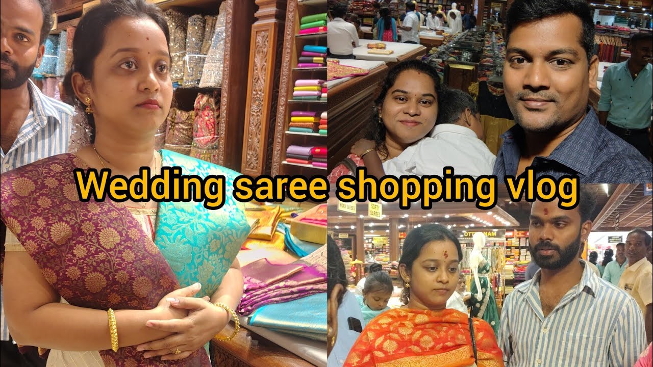My sister's Wedding saree shopping #sisterwedding #sareeshopping #weddingdress #vlog #diml #saree