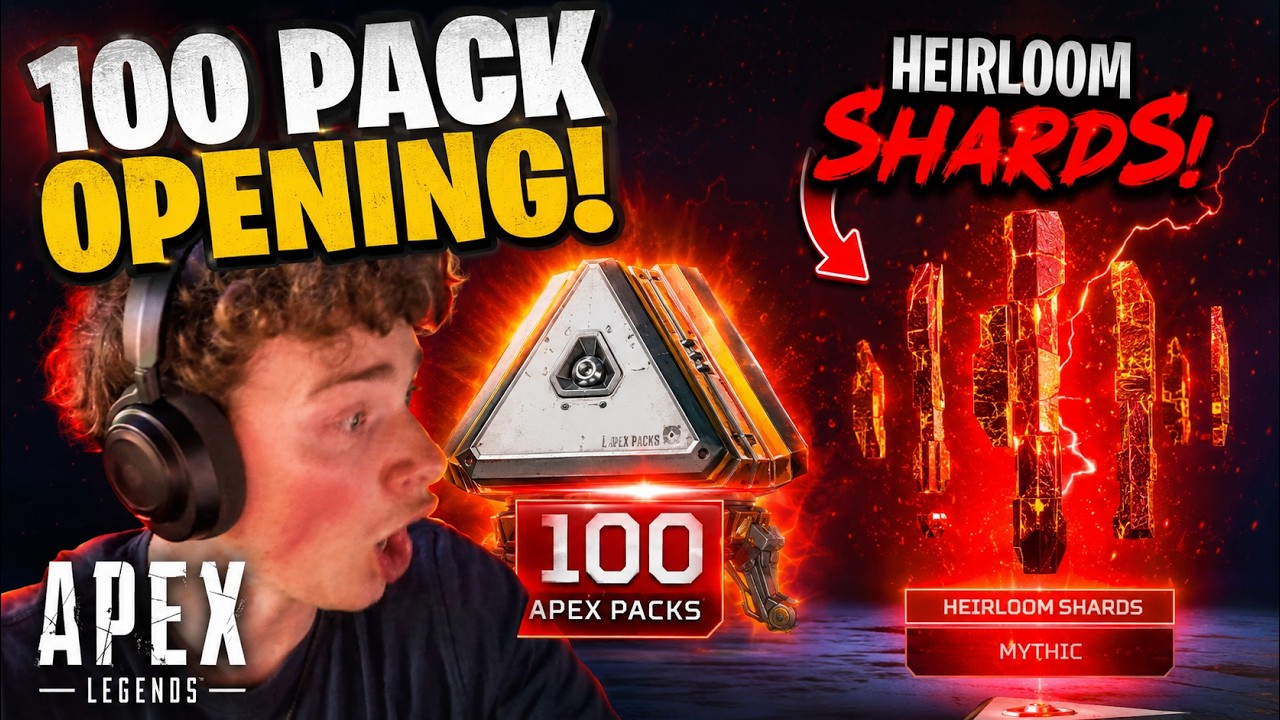 I Spent Everything on 100 Apex Packs