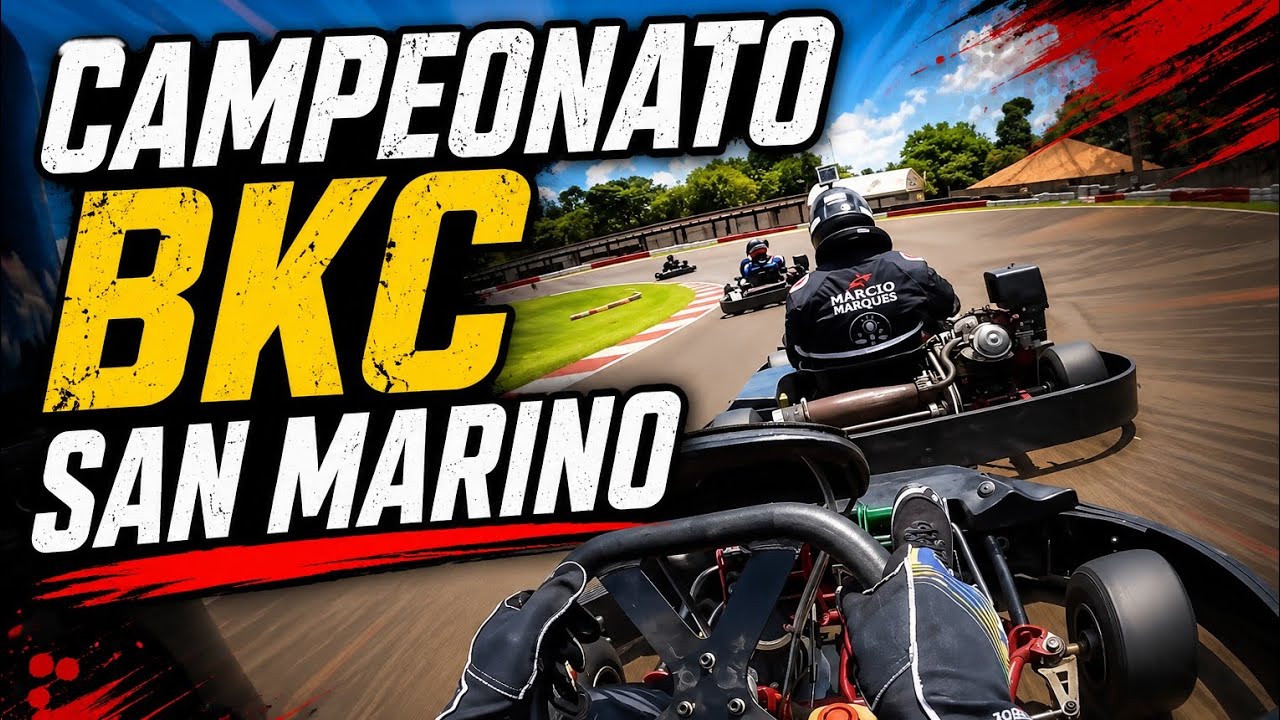 CAMPEONATO 1* ETAPA BKC SAN MARINO CATEGORIA INICIANTE ( KART ESTAVA SEM FRENTE NENHUMA ). P8