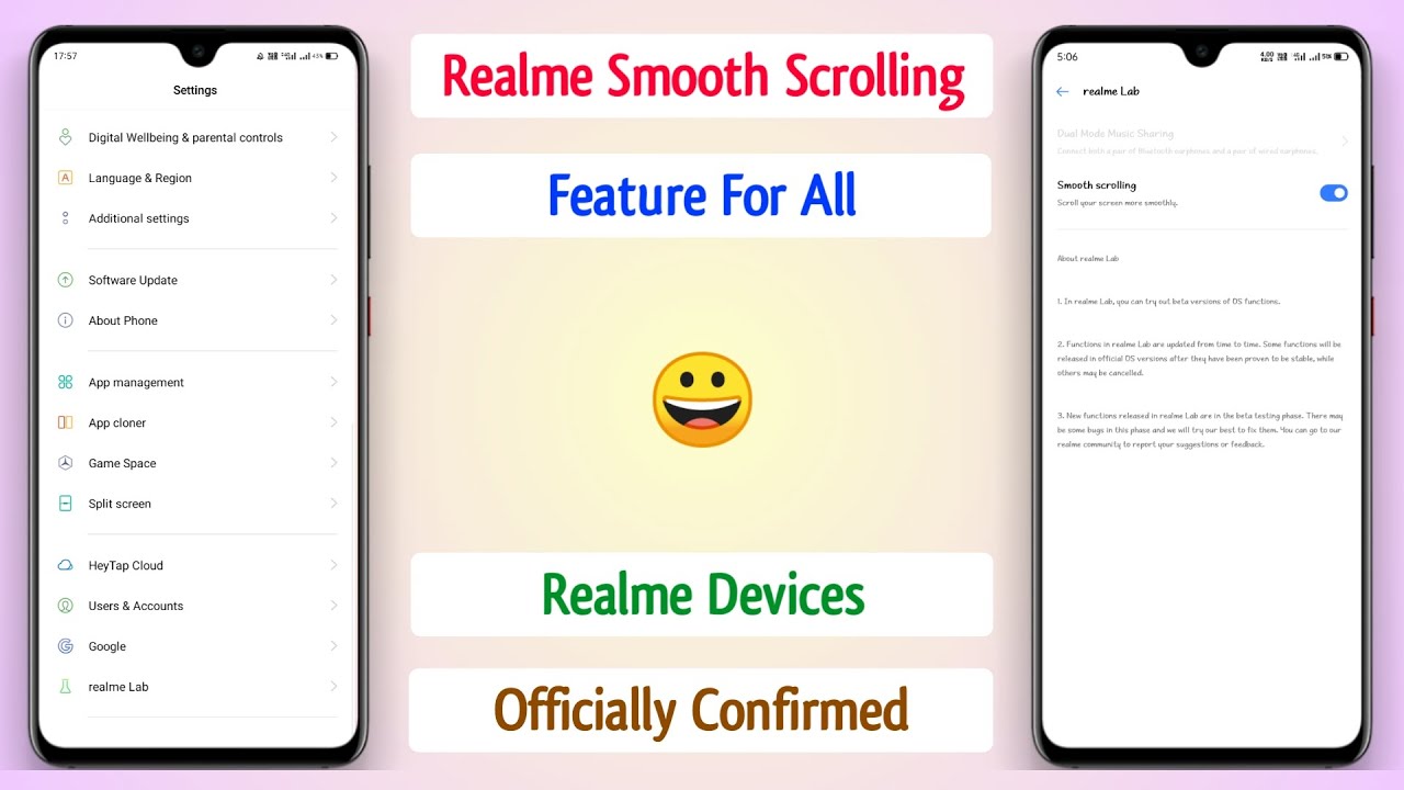 Realme Smooth Scrolling Feature For All Realme Devices Officially Confirmed | Realme 90hz Update 😂