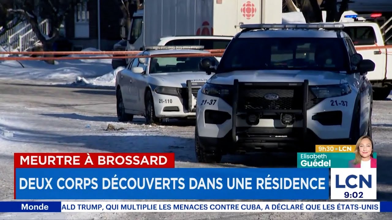 2 corps découverts dans une résidence à Brossard: les premiers détails