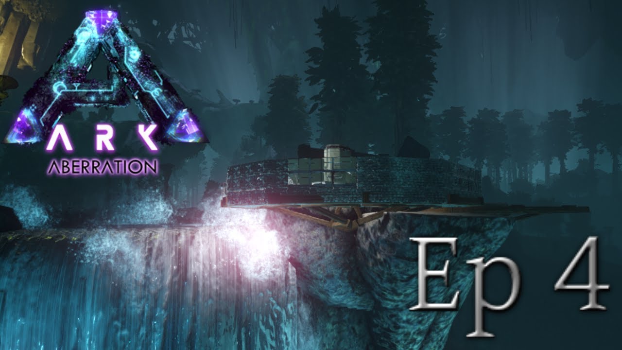Building the Ultimate Waterfall Base in Ark Aberration Ep 4