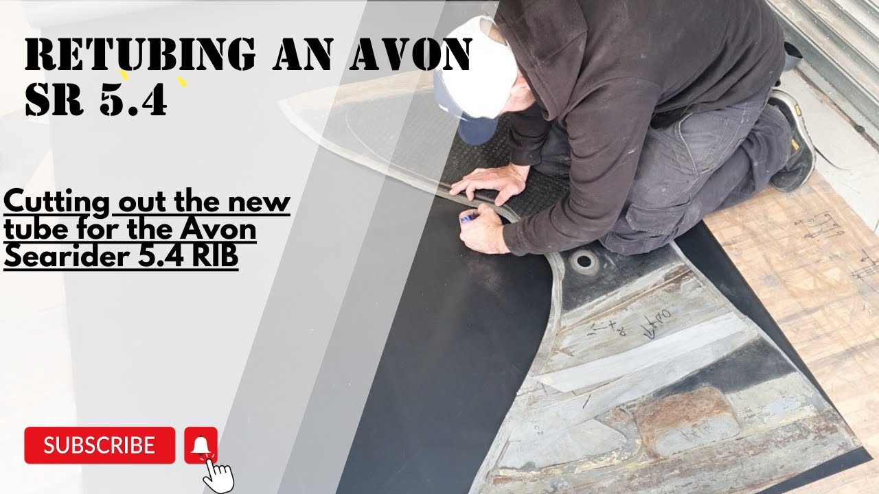 Avon searider 5.4 rib tube replacement part 3  #searider #avonrib #restoration