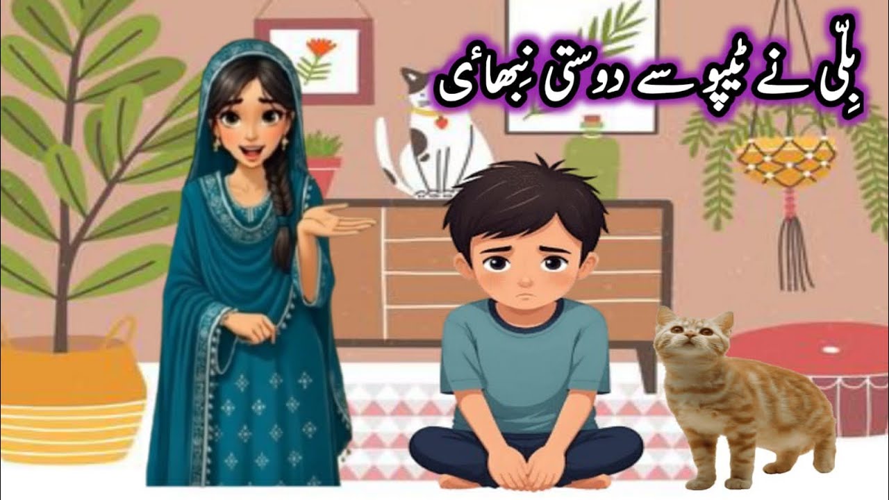 Billi Ne Tipu Se Dosti Nibhai // billi ki Kahani