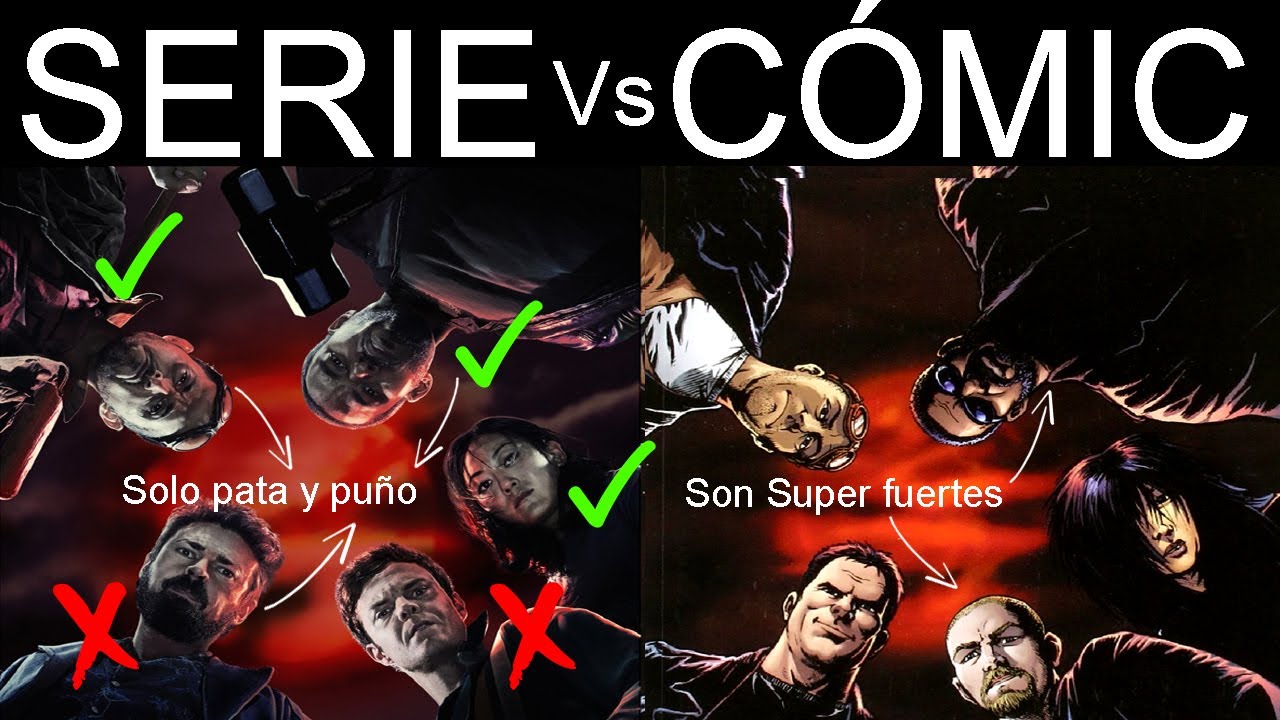 ¿CUÁL ES MEJOR; LA SERIE O EL CÓMIC?: THE BOYS | Amazon Prime Video o Dynamite Entertainment | Halo