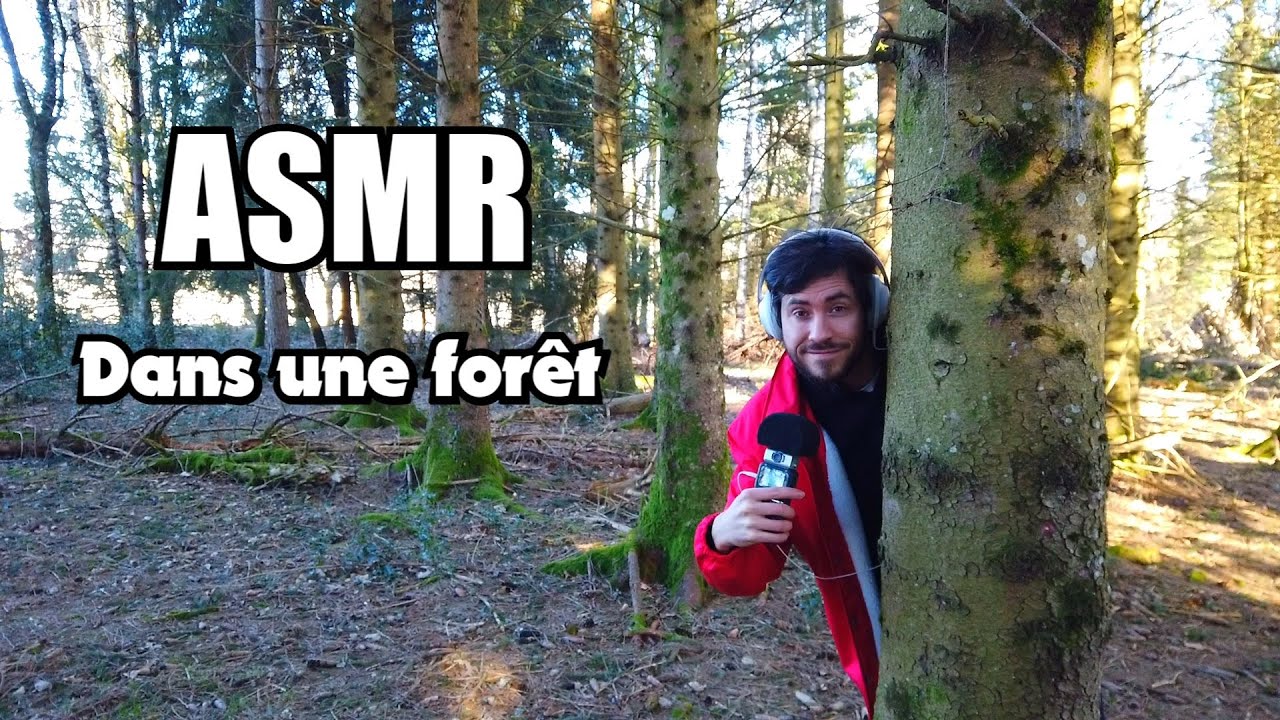 Faire un ASMR dans une forêt en Hiver