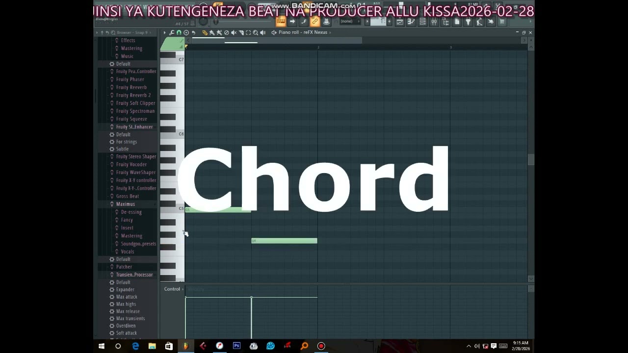 Jinsi ya kutengeneza Chord And melod guiter 