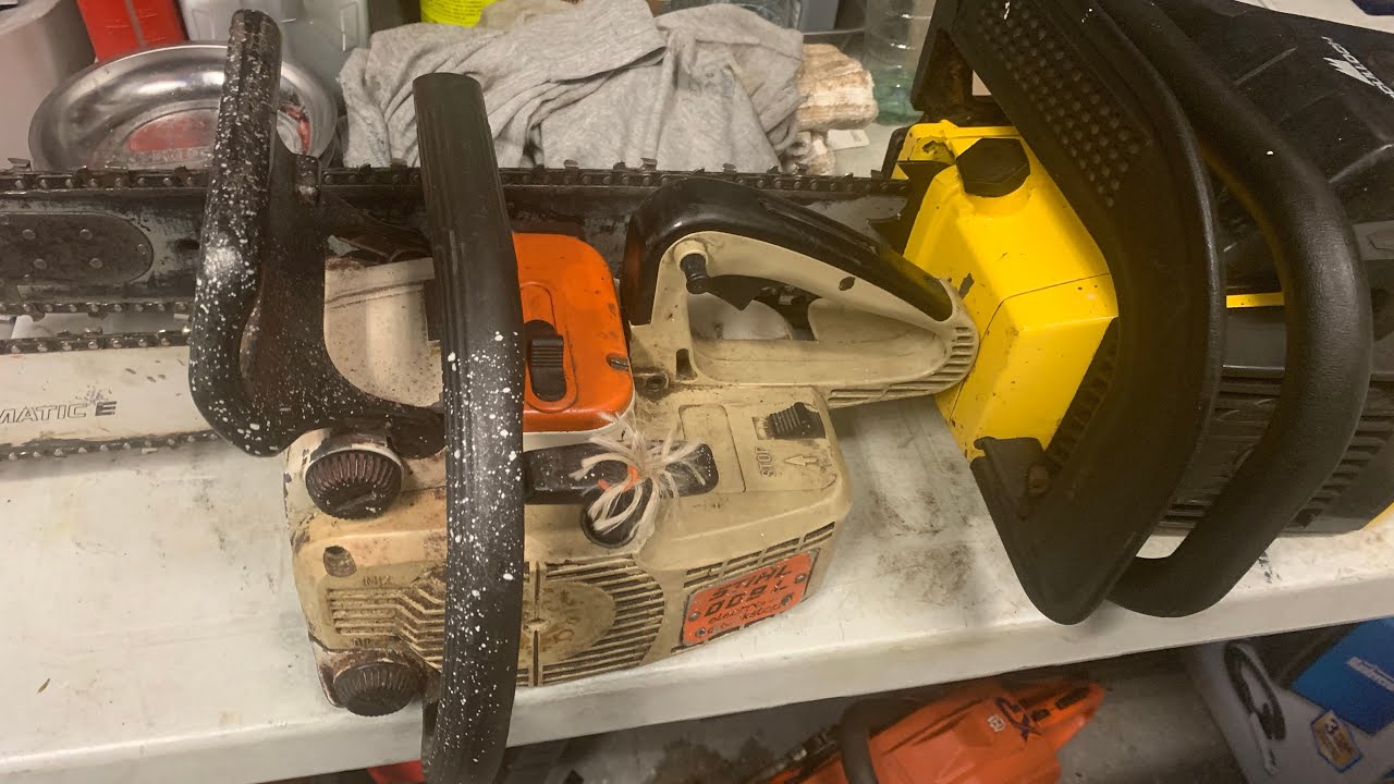 Trying to fix a stihl 009 chainsaw that is not running