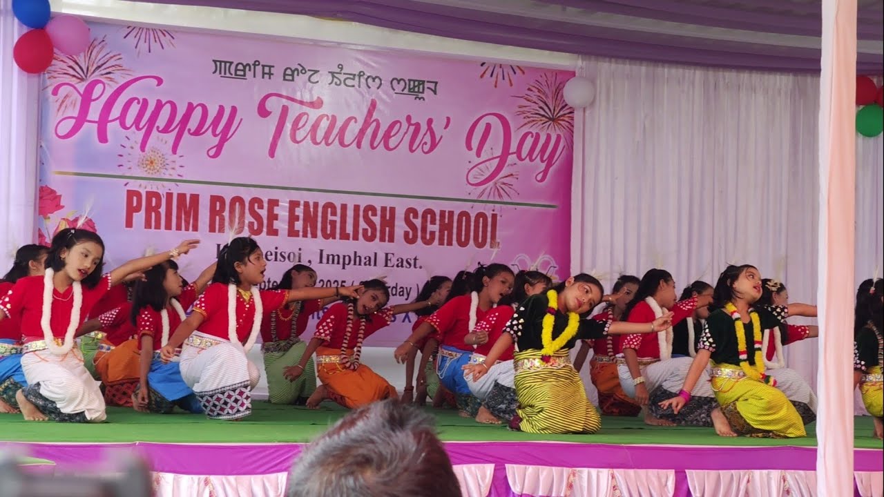 Teacher day kid's performance 🫠❤️‍🩹 | Prim Rose English School| highlights | 