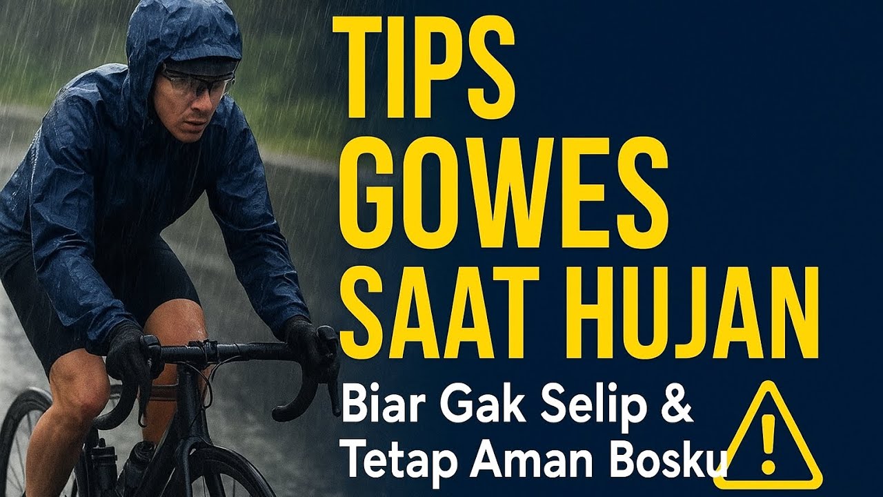 &ldquo;Tips Aman Gowes Saat Hujan &mdash; Biar Tetap Nyaman dan Gak Kedinginan, Bosku!&rdquo; ☔🚴&zwj;♂️