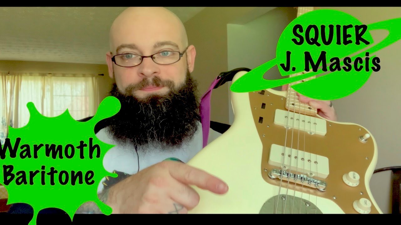 Warmoth Baritone Conversion Neck on Squier J.Mascis