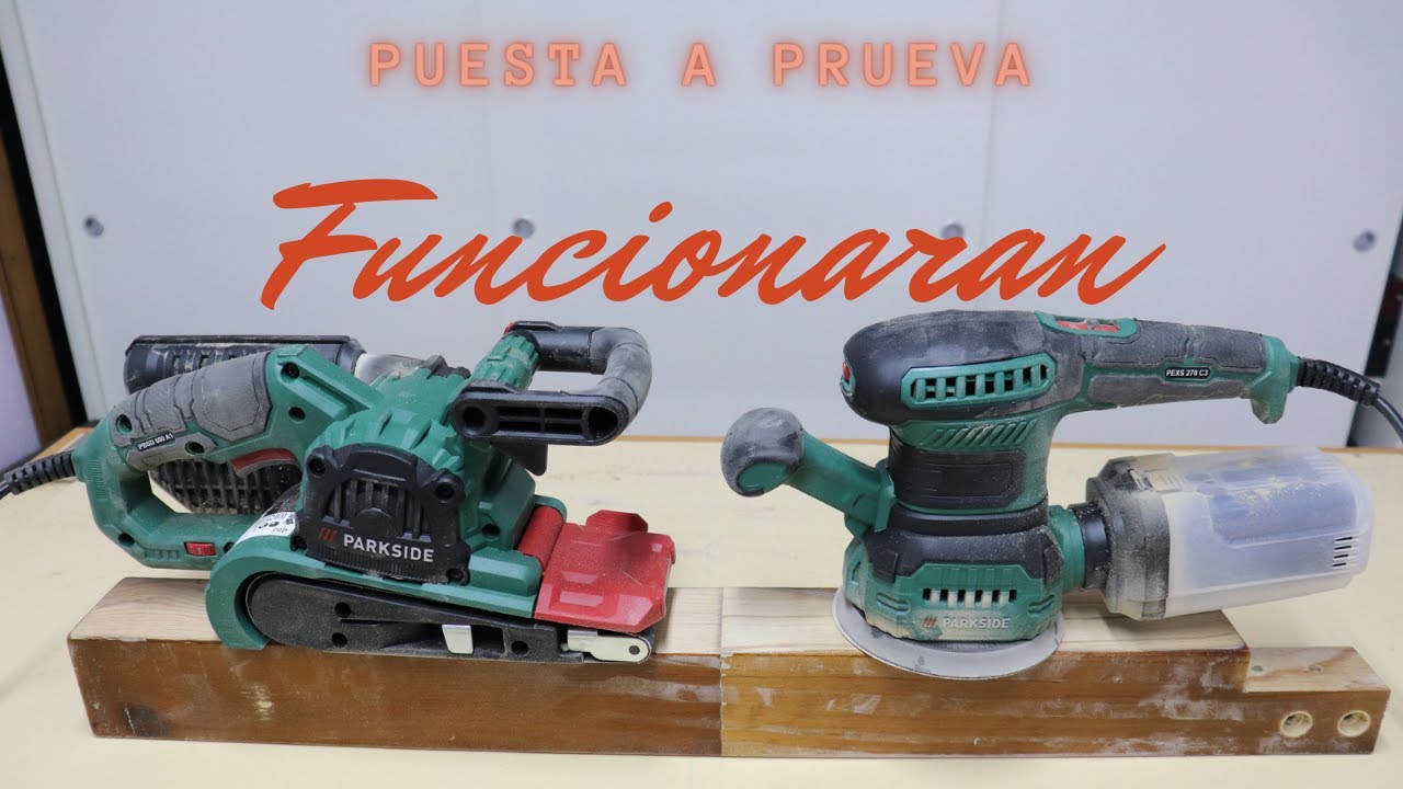 #PARKSIDE LIJADORA DE BANDA 600 Y ORBITAL PEXS 270  PARKSIDE #lidl