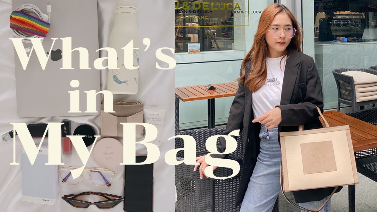 What's in my bag พกอะไรในกระเป๋าทำงาน + อัพเดทชีวิตฟรีแลนส์ ! l Pureswan