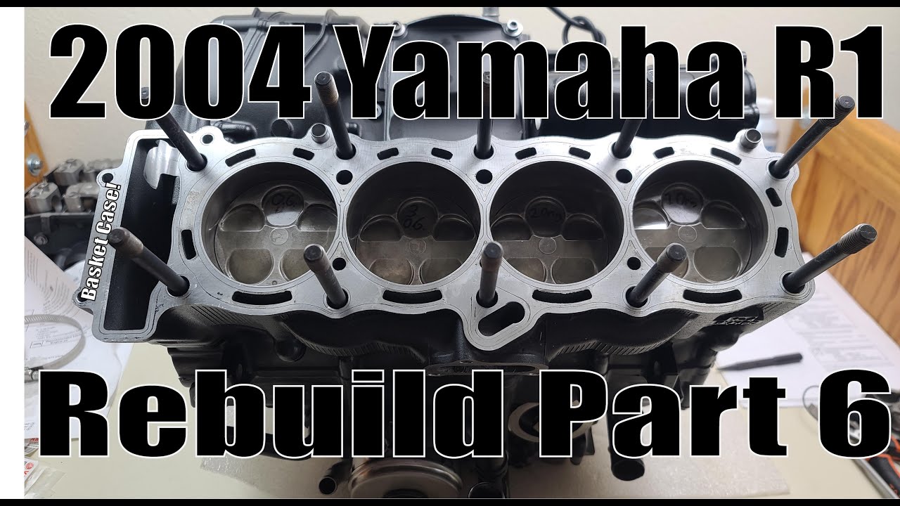 Basket Case 2004 Yamaha R1 Rebuild - Part 6 - Installing Cylinders