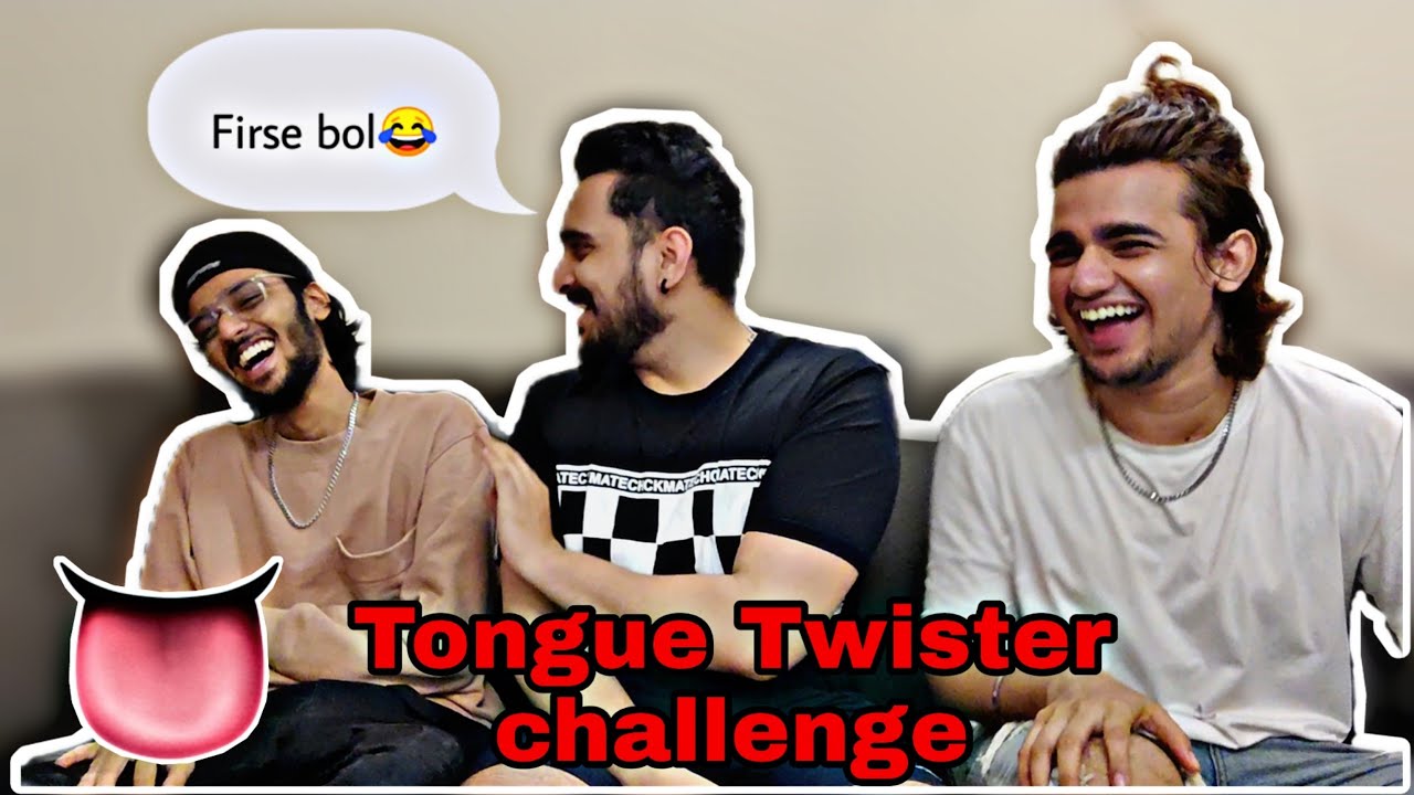 TONGUE TWISTER CHALLENGE WITH MY BESTFRIENDS👅😂 | *non stop laughter*