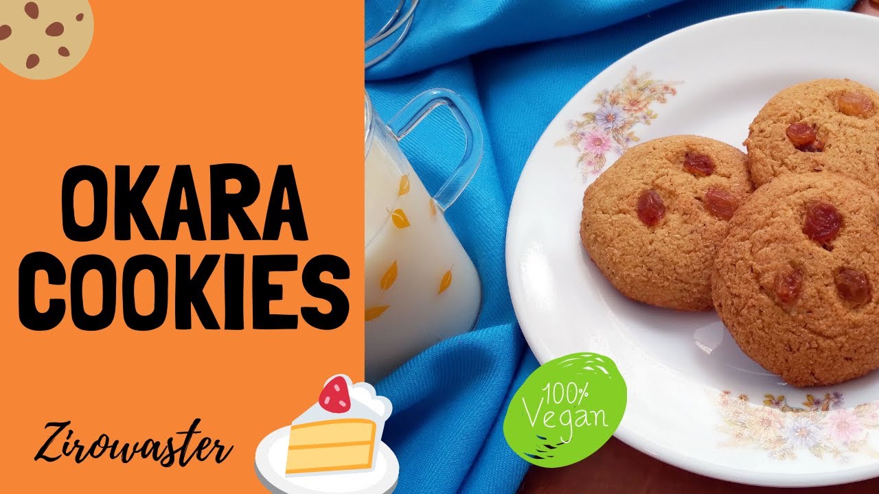 What to do with leftover pulp?! 🤔🤷‍♀️ Yummy Easy Okara Cookies 🍪😋