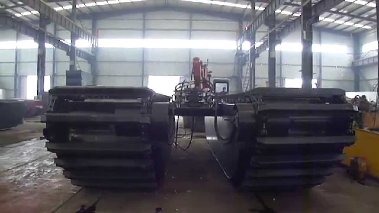 SUNTON Extendable Amphibious Undercarriage of amphibious excavator, Pontoons