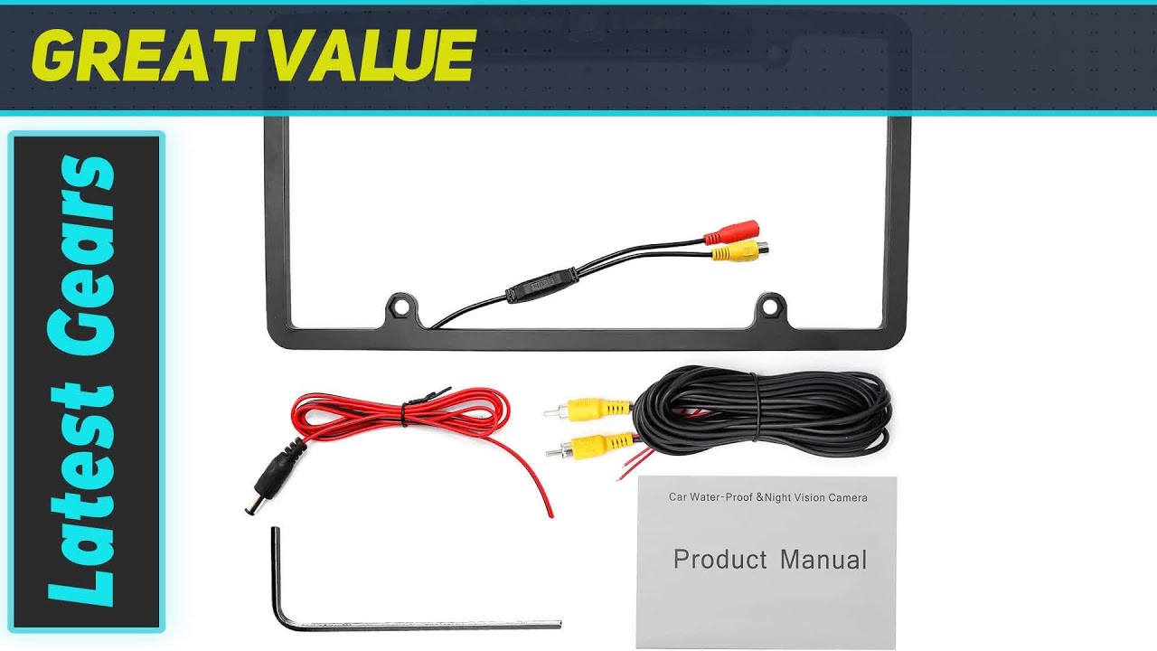 License Plate Backup Camera by EATAKWARD: Best Night Vision Rear Camera for Enhanced Safety