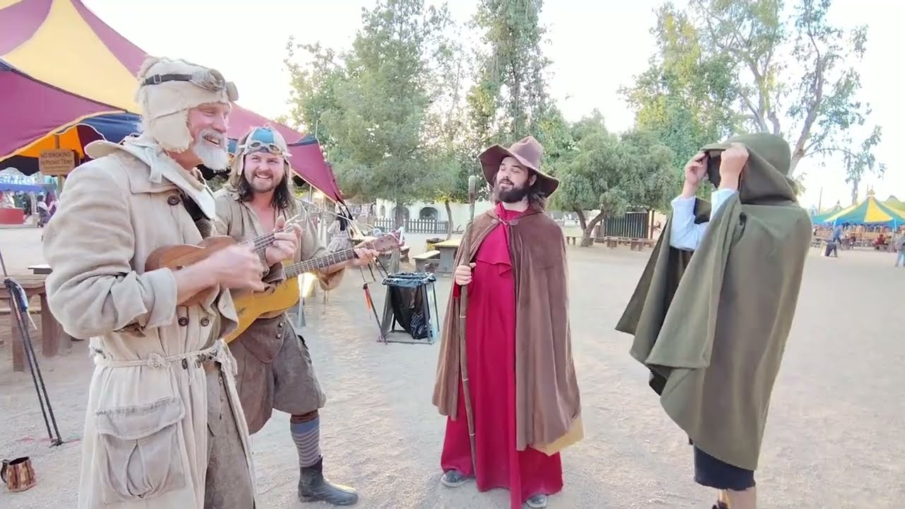 Dancing with the Wyld Men at the Renn. Faire